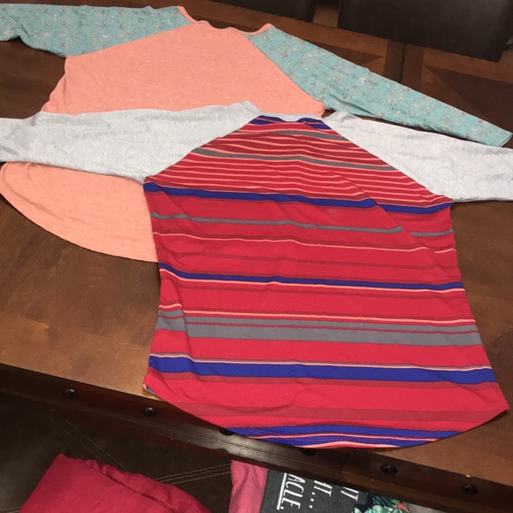 LuLaRoe tops (2). Women’s L - Picture 5 of 5
